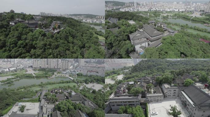 5.4K-航拍吉林市北山公园