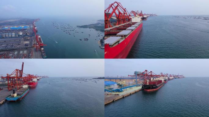 广西北部湾港防城港区码头4K视频素材