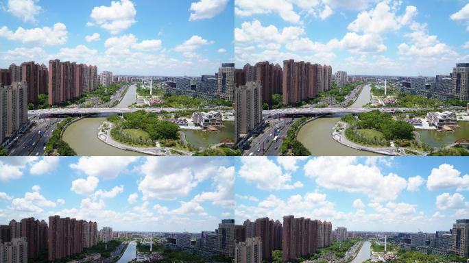 上海长宁普陀美丽城市风景线宜居苏州河畔