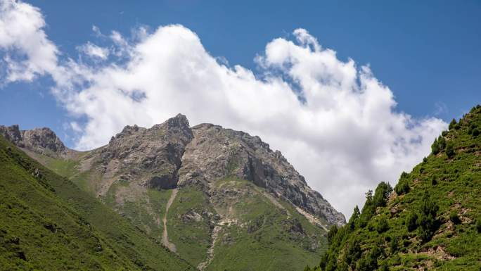 河西走廊祁连山延时S