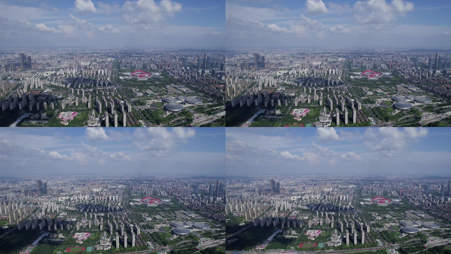 南京城市高空航拍