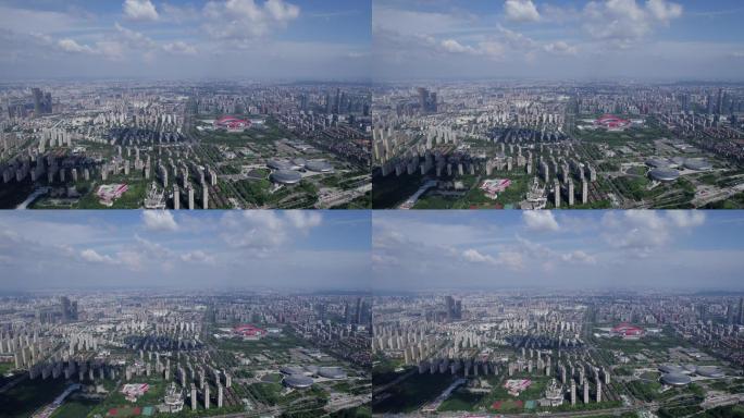 南京城市高空航拍