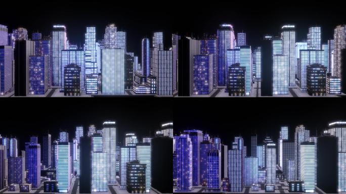 夜晚科技城市