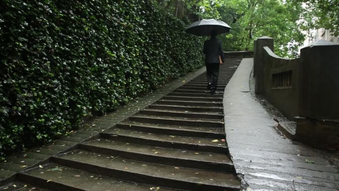 情景再现民国在雨天护送密卷C005