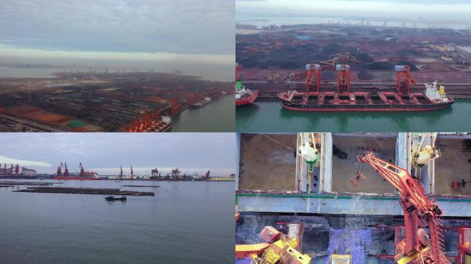 广西北部湾港防城港区码头4K视频素材