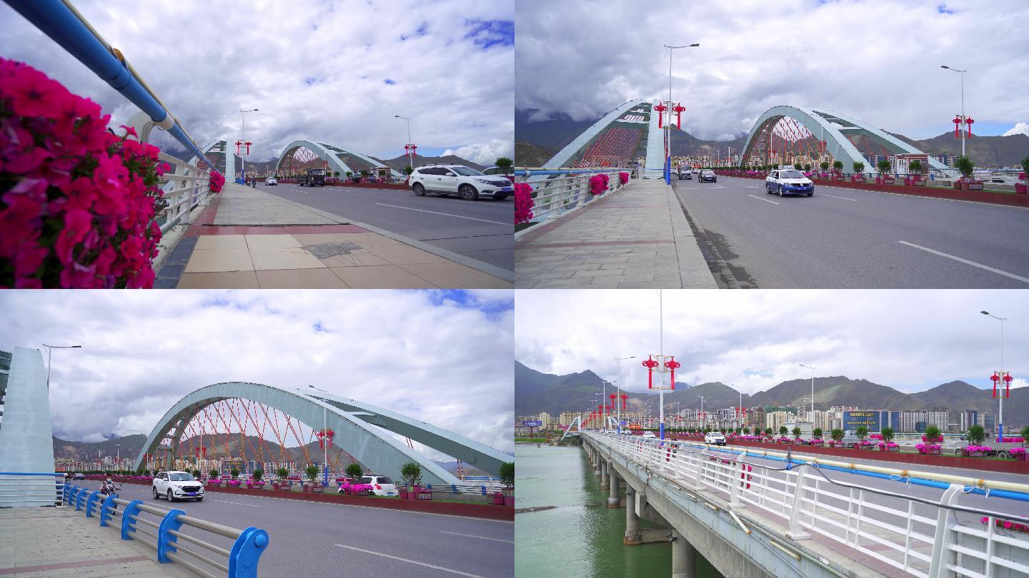 西藏拉萨柳梧大桥