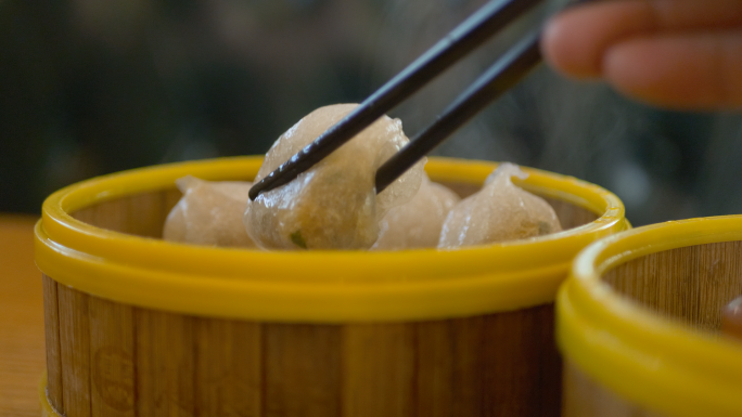 原创筷子夹广式早茶早点