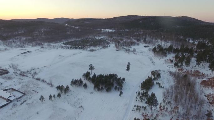 白茫茫大地、漠河、东北、雪乡、冰雪原野、