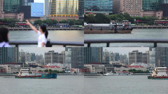 上海外滩的船
