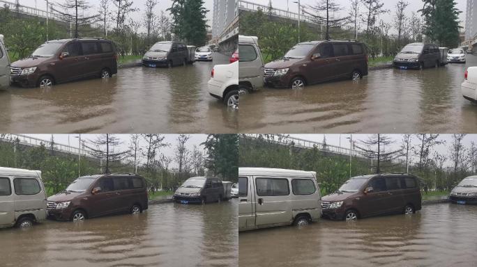 郑州暴雨积水