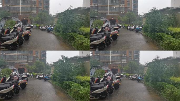7月20郑州大暴雨小区