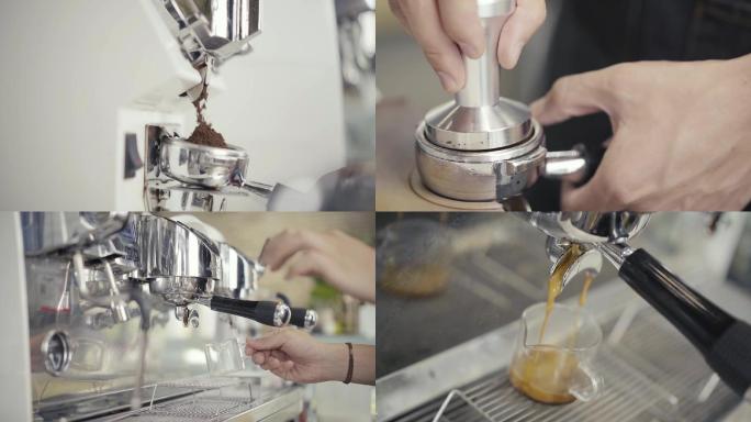 咖啡制作咖啡萃取咖啡机