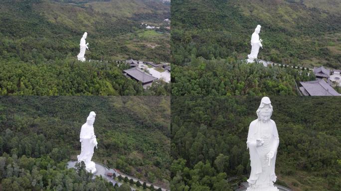 全球第二高观音像：香港慈山寺 由远至近