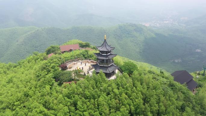 宜兴 竹海 凌云阁 山顶 寺