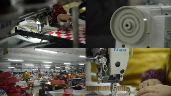 塑编厂 编织袋 缝纫机 乡镇企业
