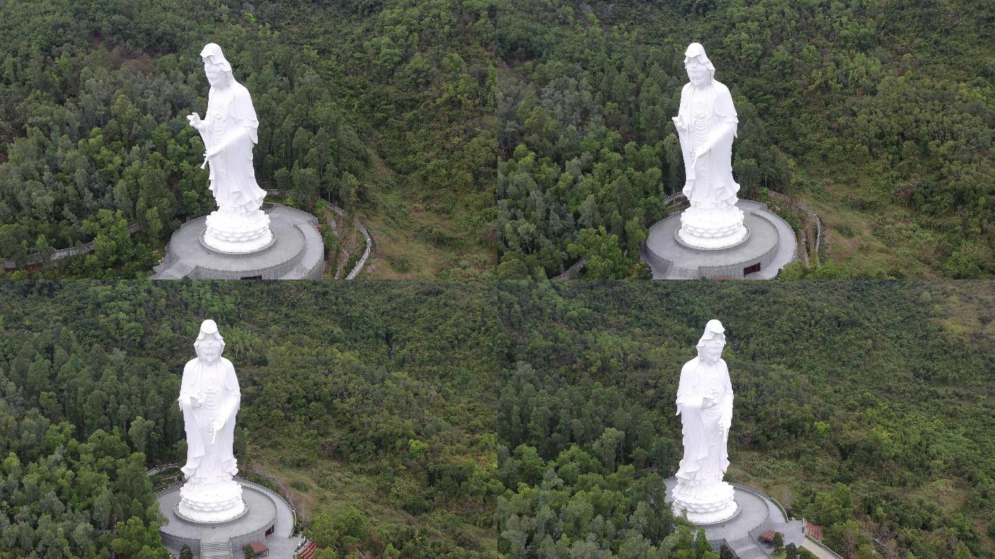 全球第二高观音像：香港慈山寺  中景