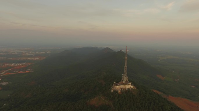 航拍  安徽  宣城  敬亭山风景区