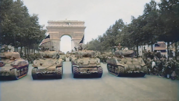 1944年美军解放巴黎