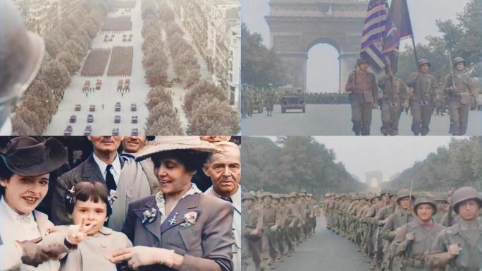 1944年美军解放巴黎