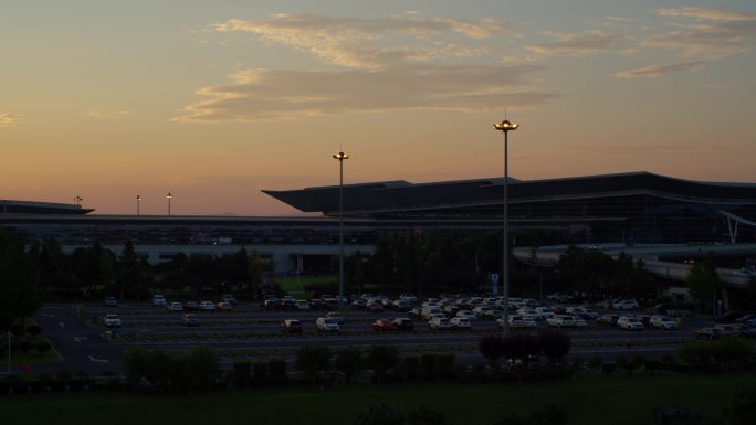 6K日出后的长沙黄花机场