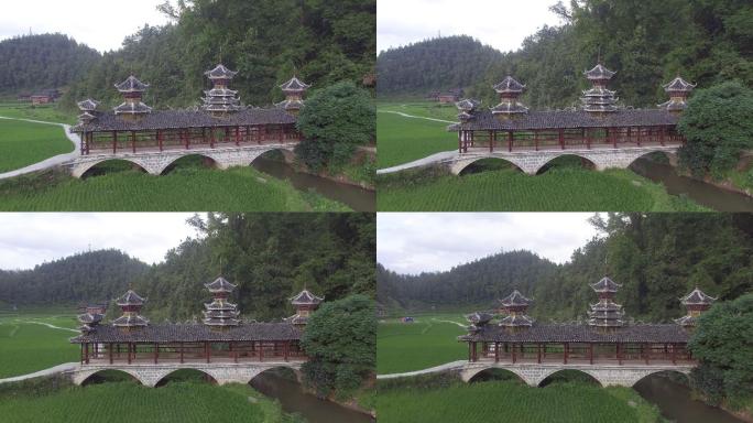 贵州少数民族风雨桥4K