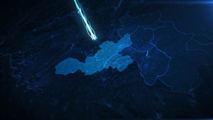 蓝色科技区域地图