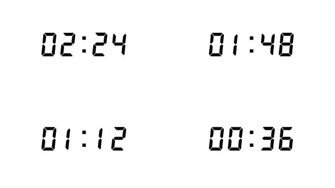 4K液晶电子数字三分钟倒计时