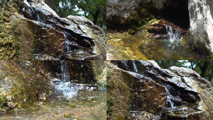 五泉山溪水溪流实拍4K素材一组