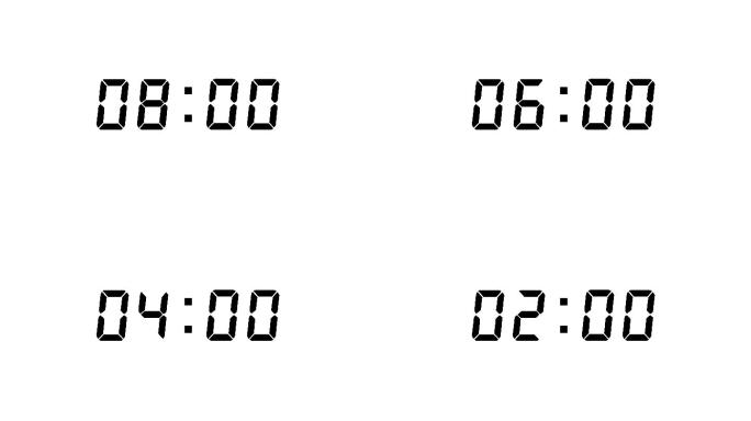 4K十分钟LCD液晶电子表数字时间倒计时