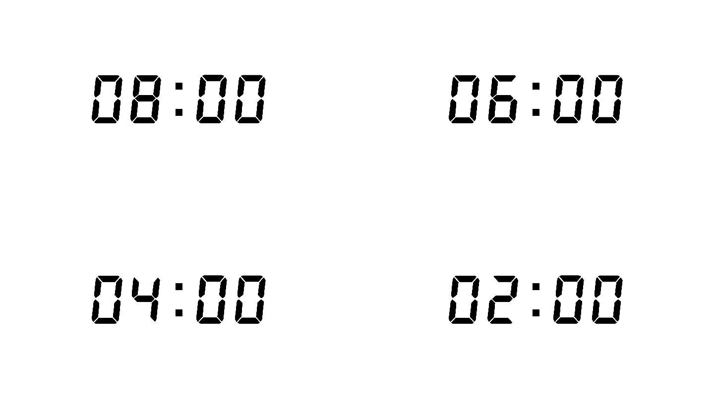 4K十分钟LCD液晶电子表数字时间倒计时
