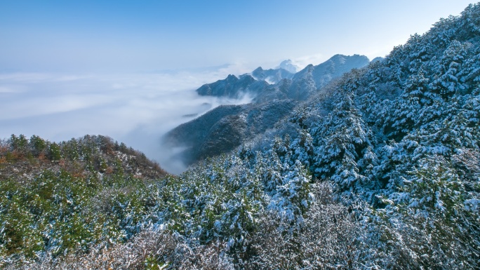 4K 司马台长城 春雪融化过程