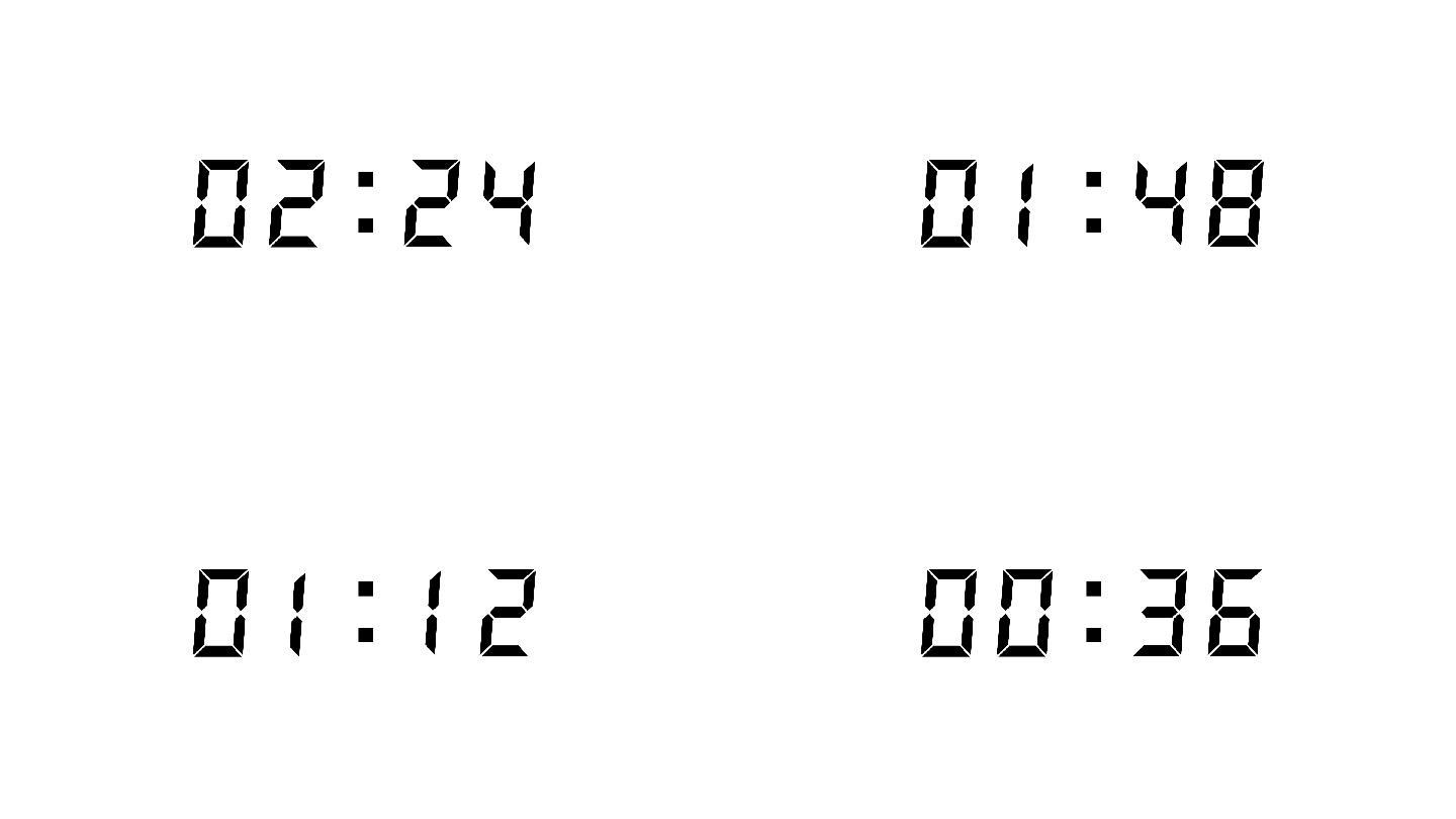 4K液晶电子数字三分钟倒计时