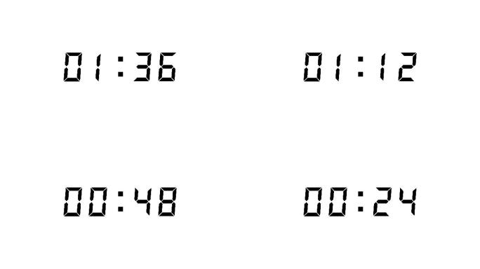 4K液晶电子数字两分钟倒计时