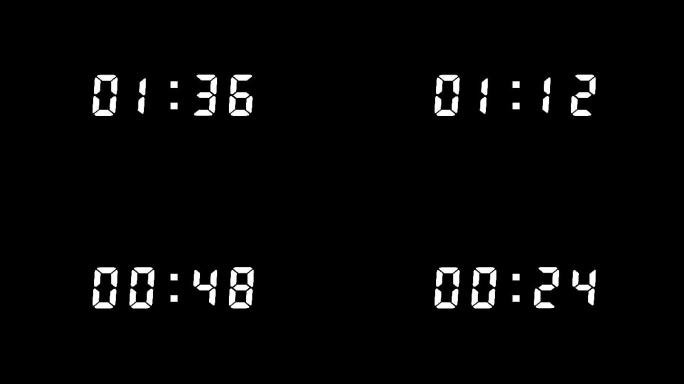 4K液晶电子数字两分钟倒计时
