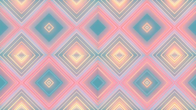 抽象3d 彩色几何形状的渲染。