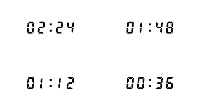 4K液晶电子数字三分钟倒计时