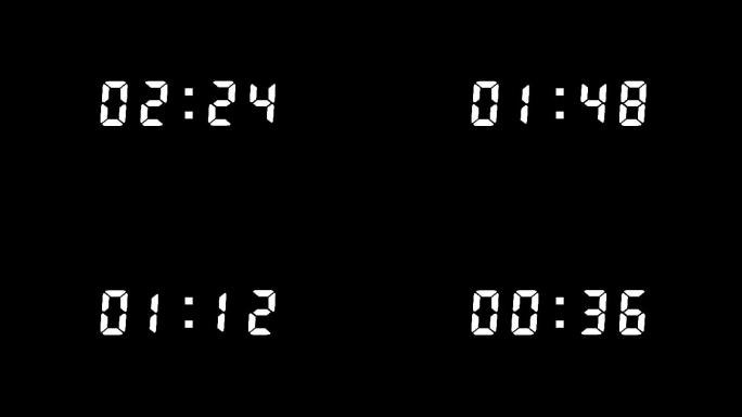 4K液晶电子数字三分钟倒计时