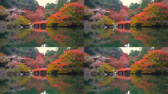 京都醍醐寺秋天的景色