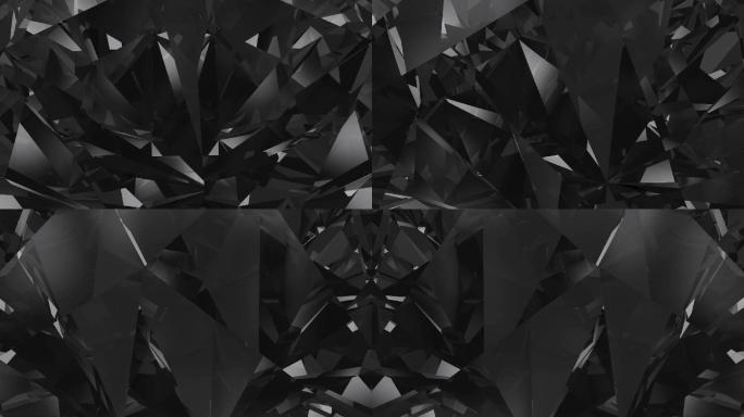 抽象的黑钻石背景