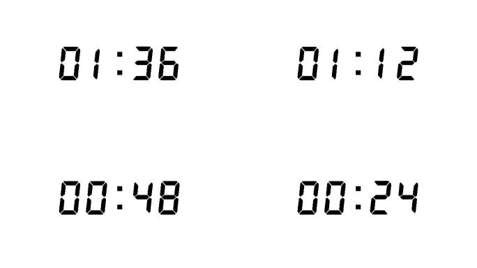 4K液晶电子数字两分钟倒计时