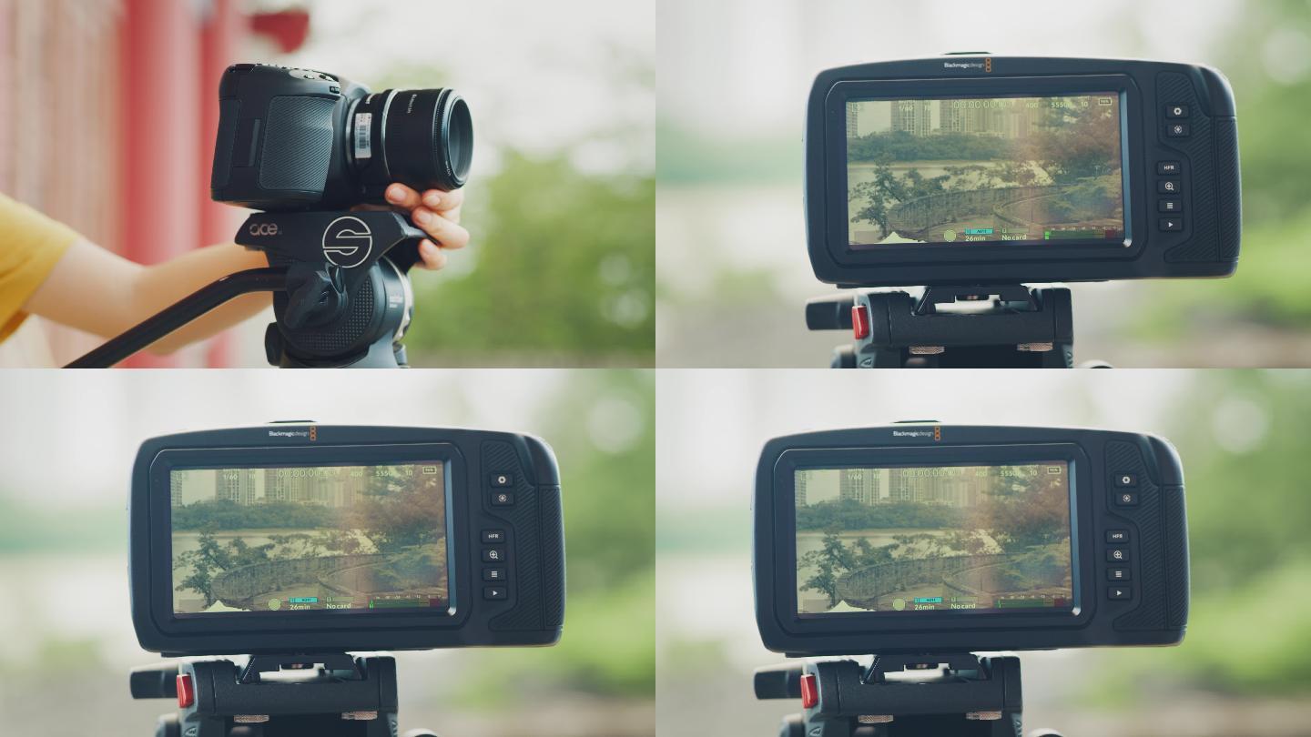 摄像使用BMPCC电影摄影机拍摄运镜