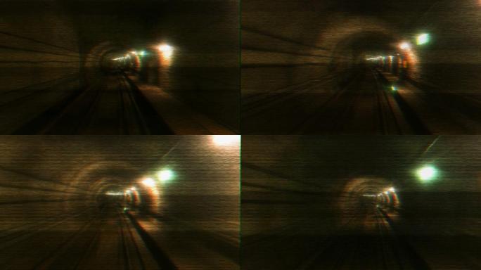 安全灯在隧道