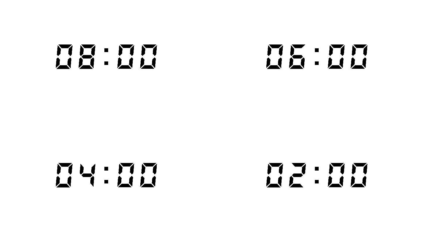 4K十分钟LCD液晶电子表数字时间倒计时