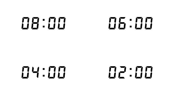 4K十分钟LCD液晶电子表数字时间倒计时