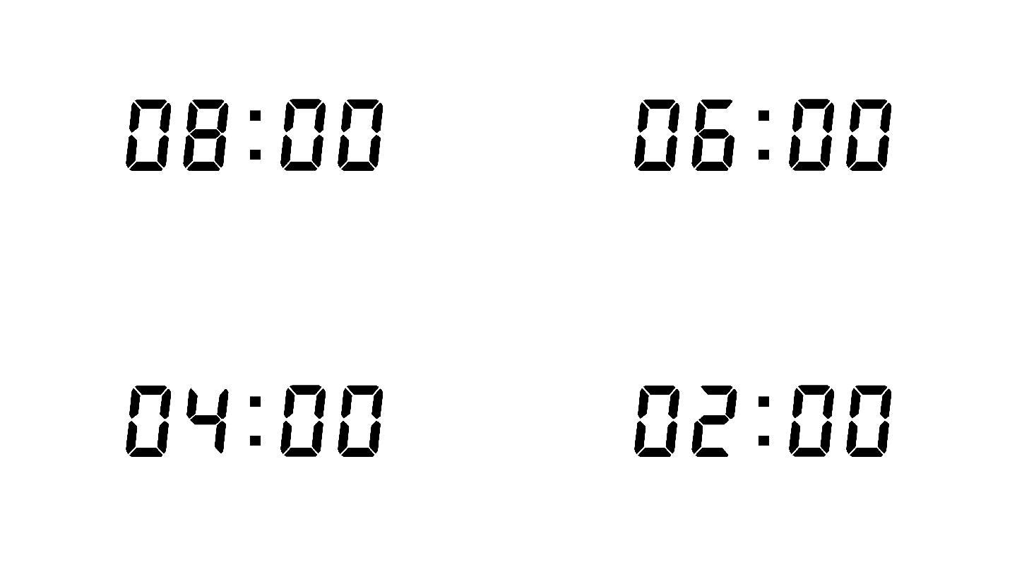 4K十分钟LCD液晶电子表数字时间倒计时