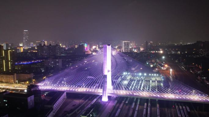 徐州和平大桥夜景延时