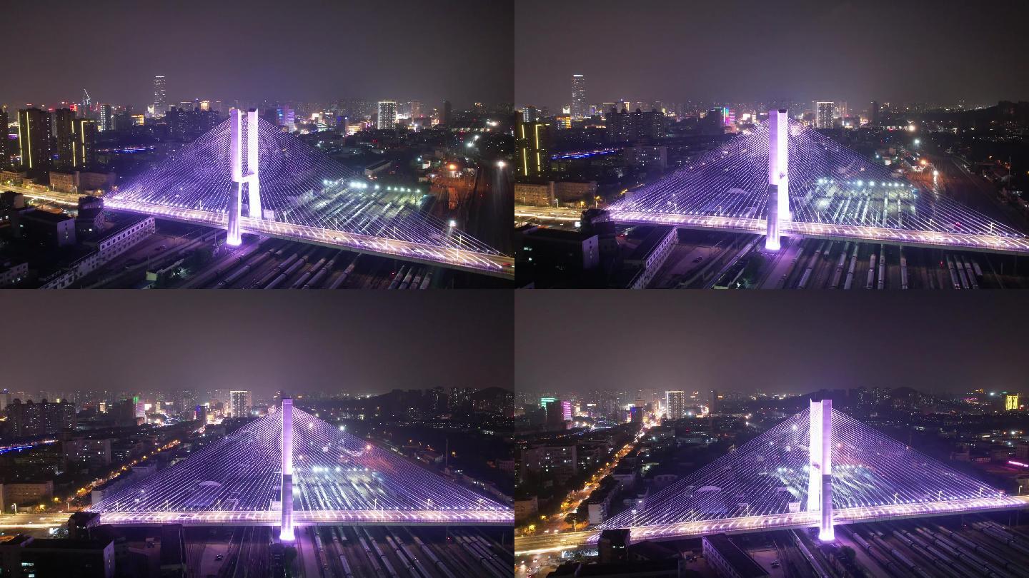 徐州和平大桥夜景延时