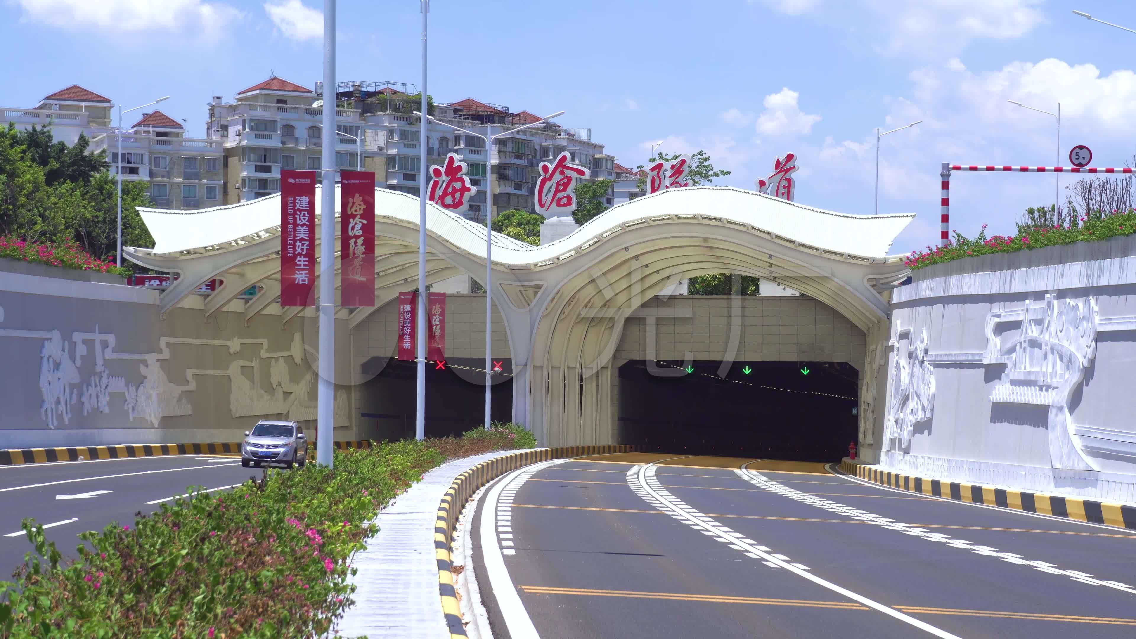 厦门城市交通-海沧隧道-延时摄影
