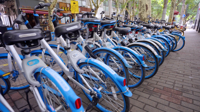 4K城市共享单车-绿色出行