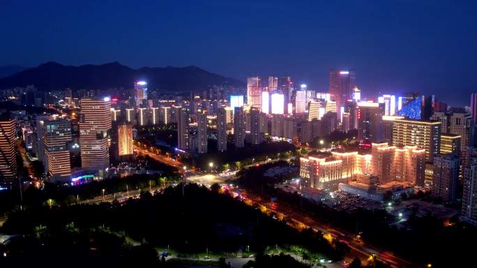 青岛崂山金家岭夜景